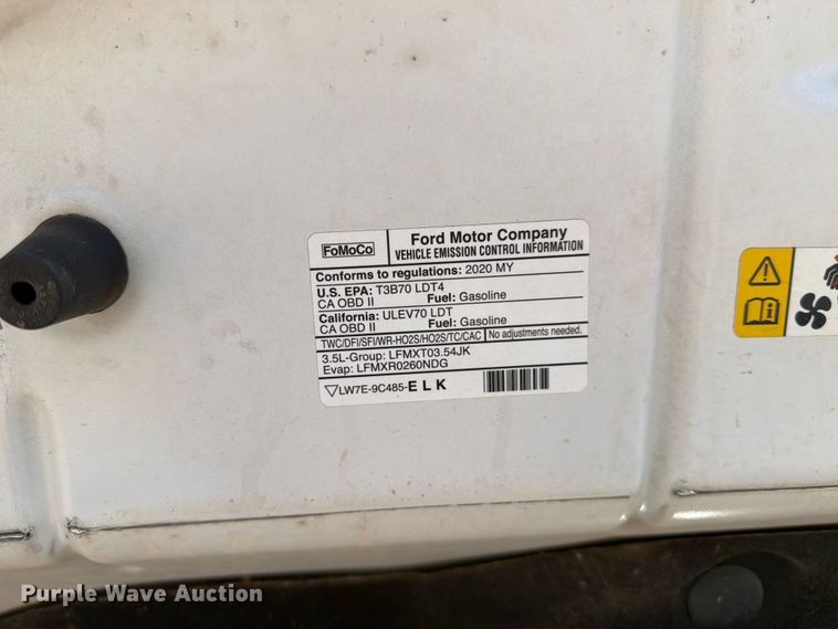 image for item FK4512 2020 Ford F150 Crew Cab pickup truck