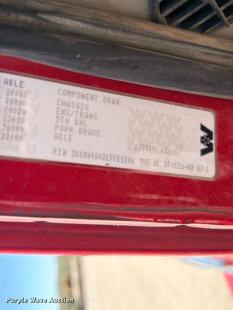 image for item FM7551 2014 Western Star 4700 dump truck