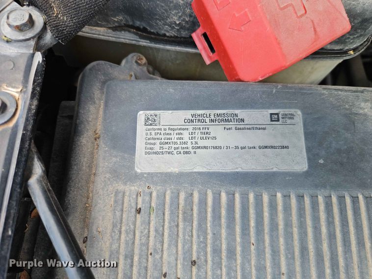 image for item FN5695 2016 Chevrolet Tahoe SUV