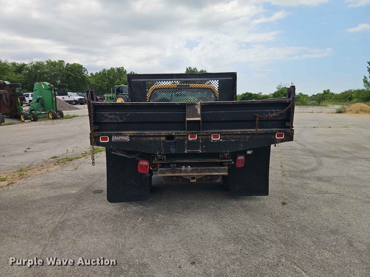 image for item FN5716 2003 Ford F350 Super Duty XL dump flatbed pickup truck