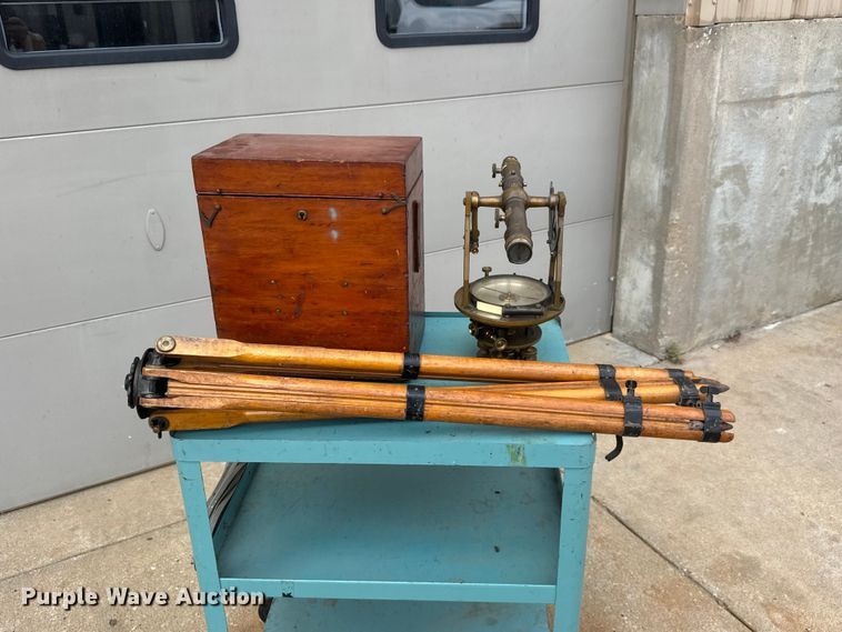 image for item NA9502 W & L.E. Gurley surveying equipment