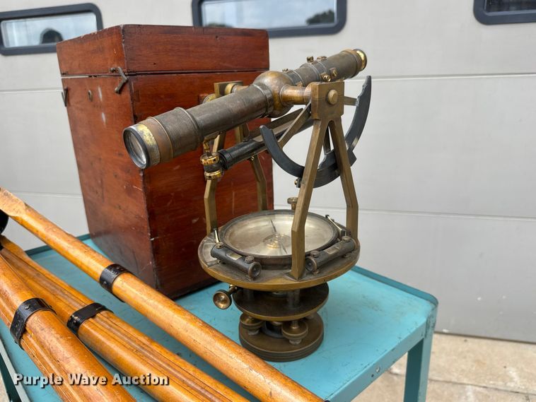 image for item NA9502 W & L.E. Gurley surveying equipment