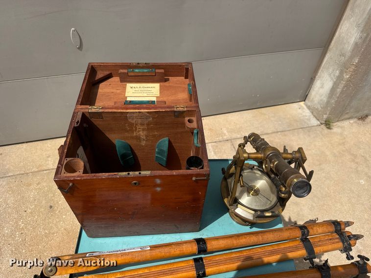 image for item NA9502 W & L.E. Gurley surveying equipment