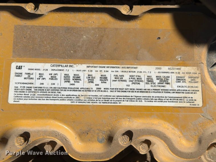 image for item NA9543 2002 Chevrolet B7 school bus