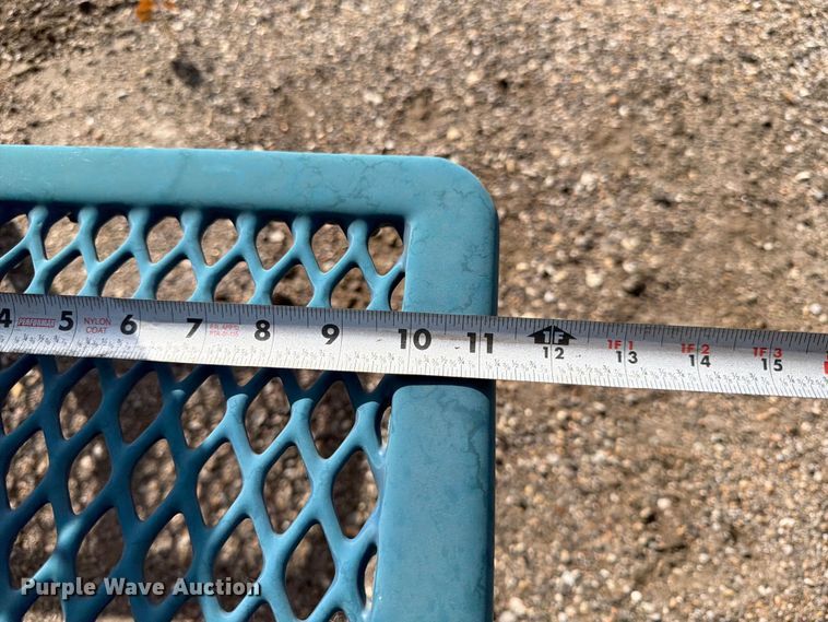 image for item NF9763 (3) metal picnic tables 