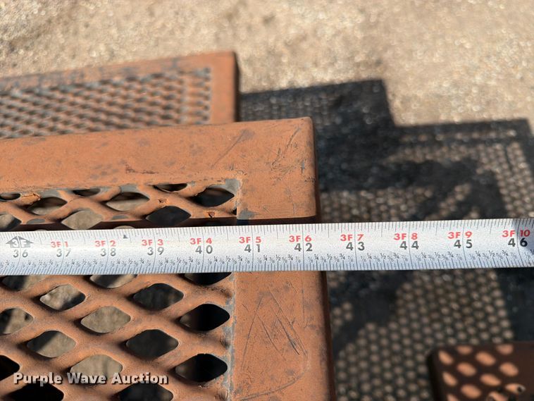 image for item NF9763 (3) metal picnic tables 