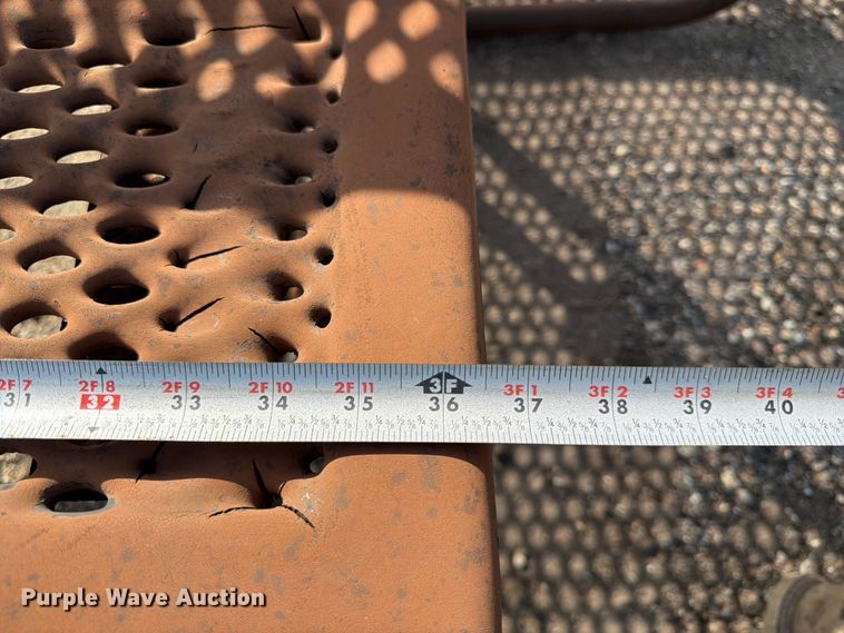 image for item NF9763 (3) metal picnic tables 