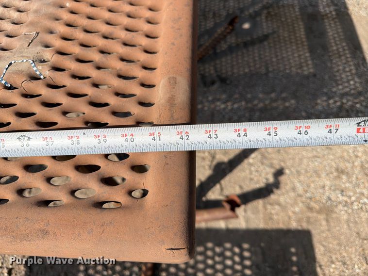 image for item NF9763 (3) metal picnic tables 