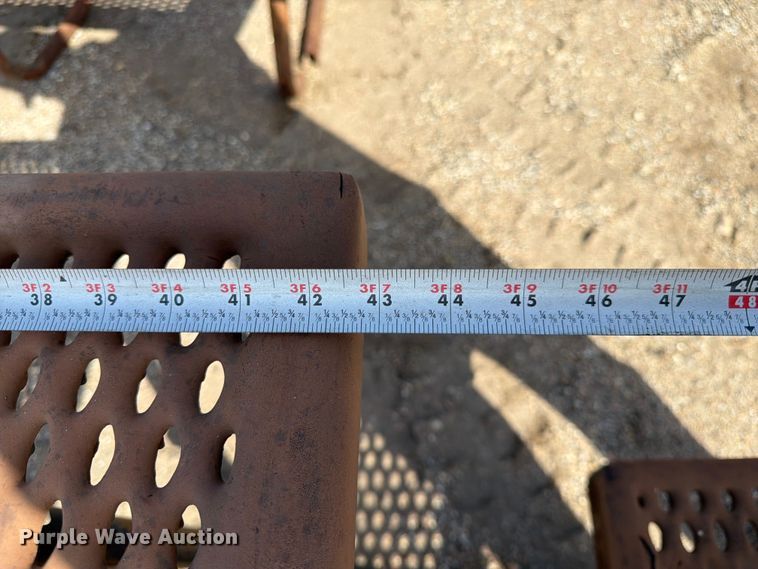 image for item NF9763 (3) metal picnic tables 