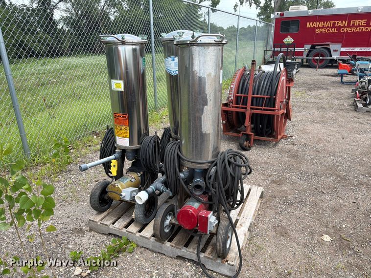 image for item NF9769 (3) Harsco portable pool filtration pumps