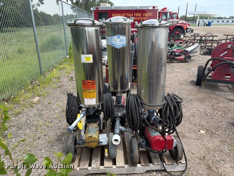 image for item NF9769 (3) Harsco portable pool filtration pumps