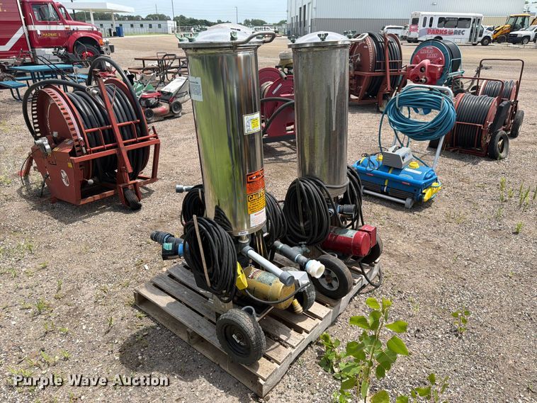 image for item NF9769 (3) Harsco portable pool filtration pumps