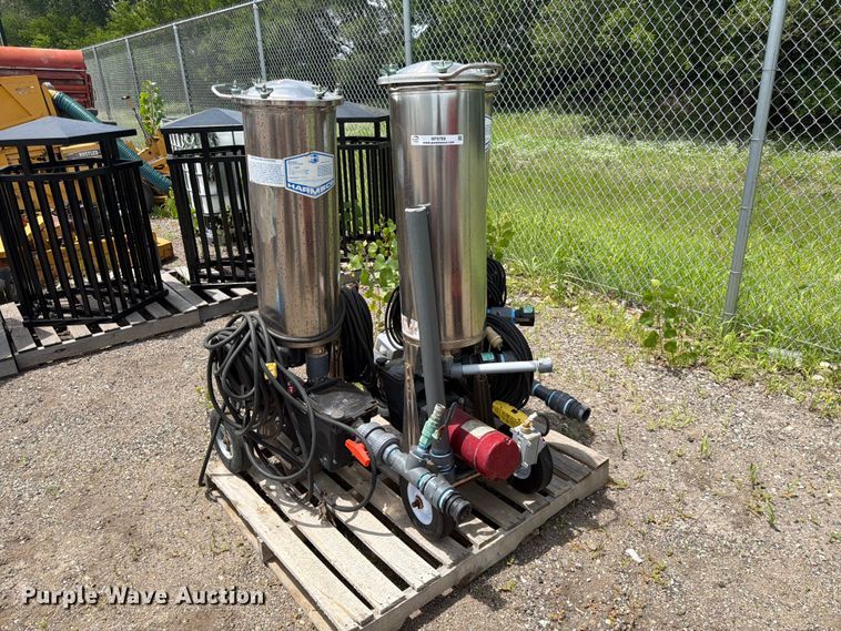 image for item NF9769 (3) Harsco portable pool filtration pumps