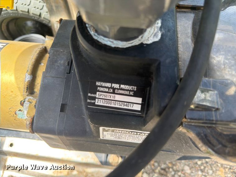 image for item NF9769 (3) Harsco portable pool filtration pumps