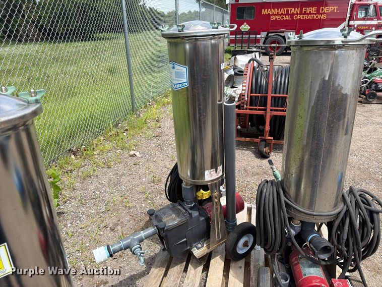 image for item NF9769 (3) Harsco portable pool filtration pumps