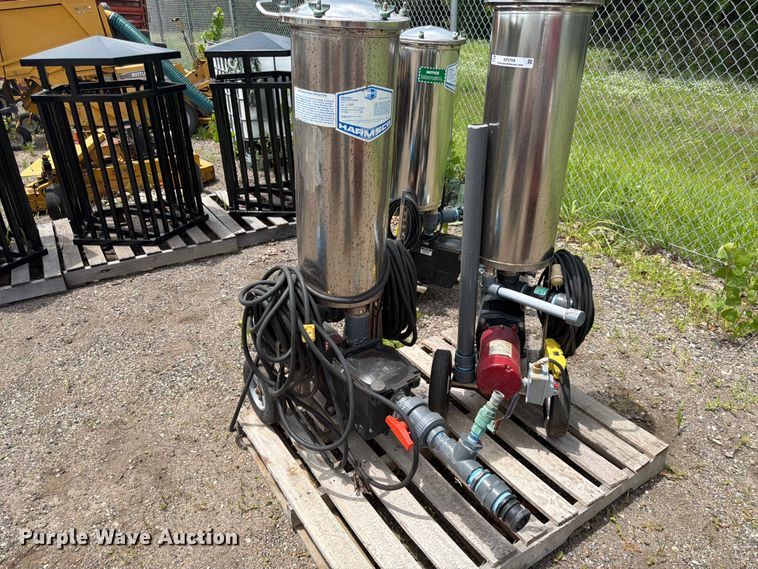 image for item NF9769 (3) Harsco portable pool filtration pumps