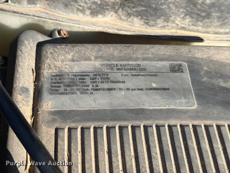 image for item NJ9053 2015 Chevrolet Tahoe SUV