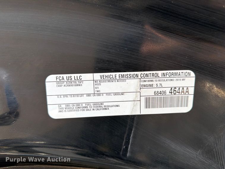 image for item NJ9077 2019 Dodge Durango SSV SUV