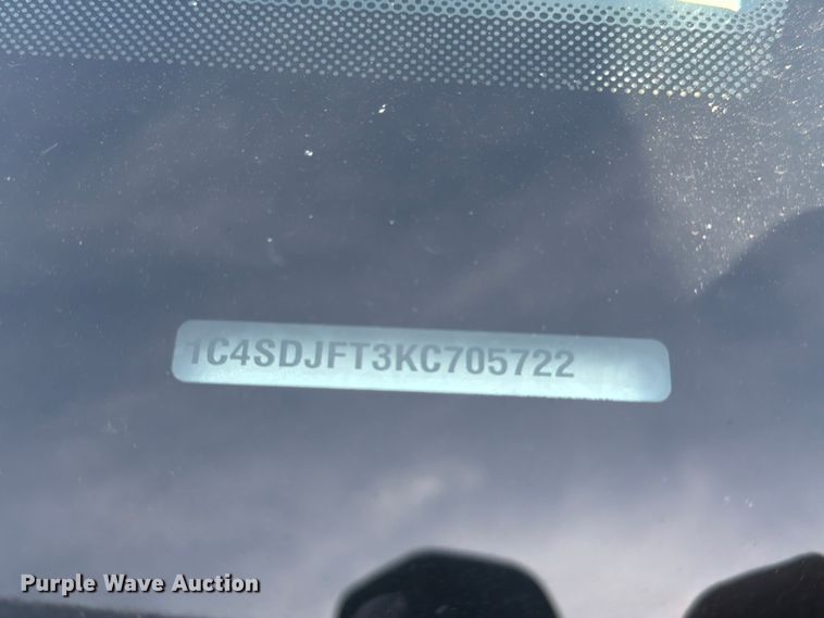 image for item NJ9077 2019 Dodge Durango SSV SUV
