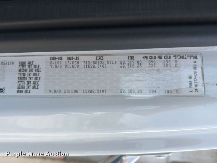 image for item NJ9078 2012 Freightliner Business Class M2 dump truck