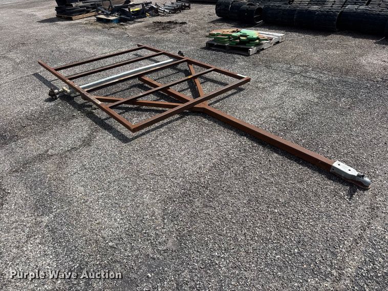 image for item NJ9083 Shop Built trailer frame