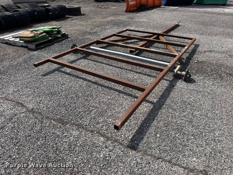 image for item NJ9083 Shop Built trailer frame
