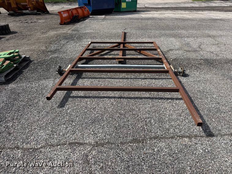 image for item NJ9083 Shop Built trailer frame