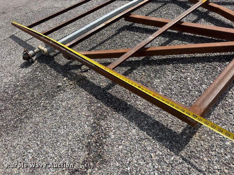 image for item NJ9083 Shop Built trailer frame