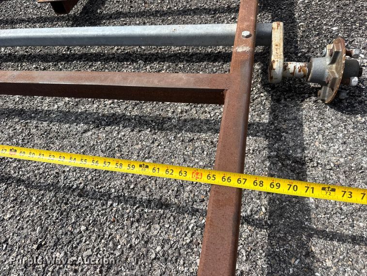 image for item NJ9083 Shop Built trailer frame