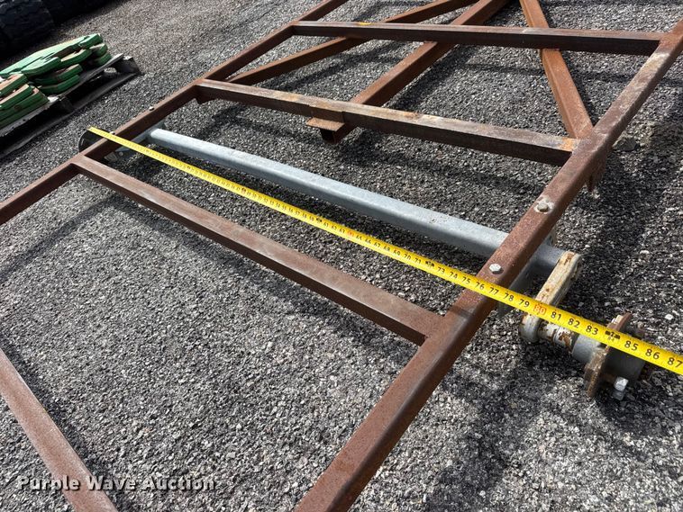image for item NJ9083 Shop Built trailer frame