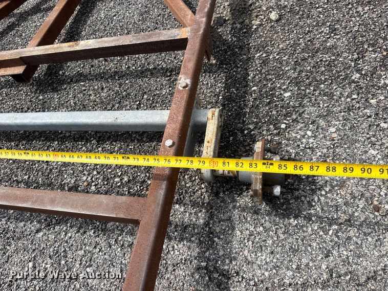 image for item NJ9083 Shop Built trailer frame