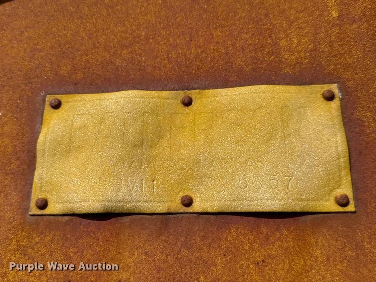 image for item NJ9088 Balderson BV11 V plow