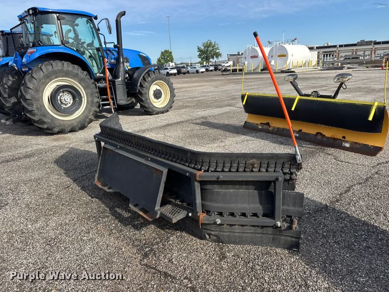 image for item NJ9092 Shop Built skid steer snow pusher