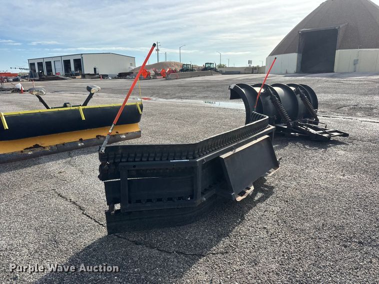 image for item NJ9092 Shop Built skid steer snow pusher