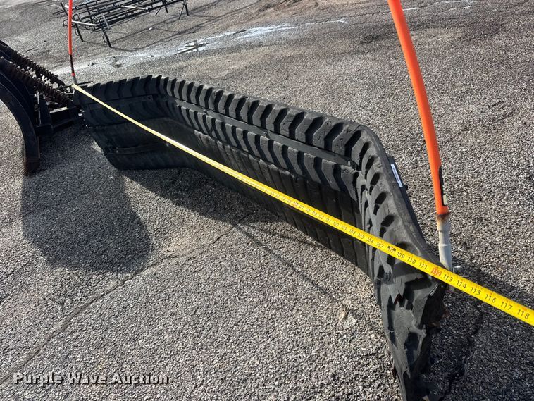 image for item NJ9092 Shop Built skid steer snow pusher