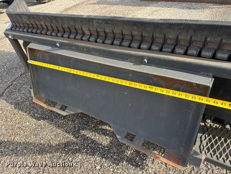 image for item NJ9092 Shop Built skid steer snow pusher