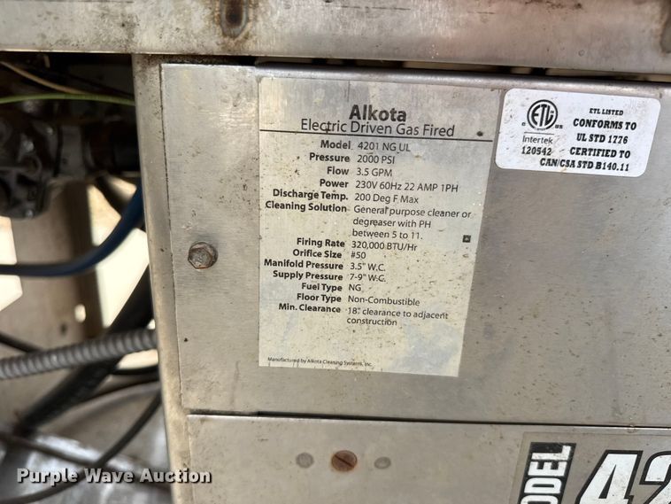 image for item NJ9101 (2) pressure washers