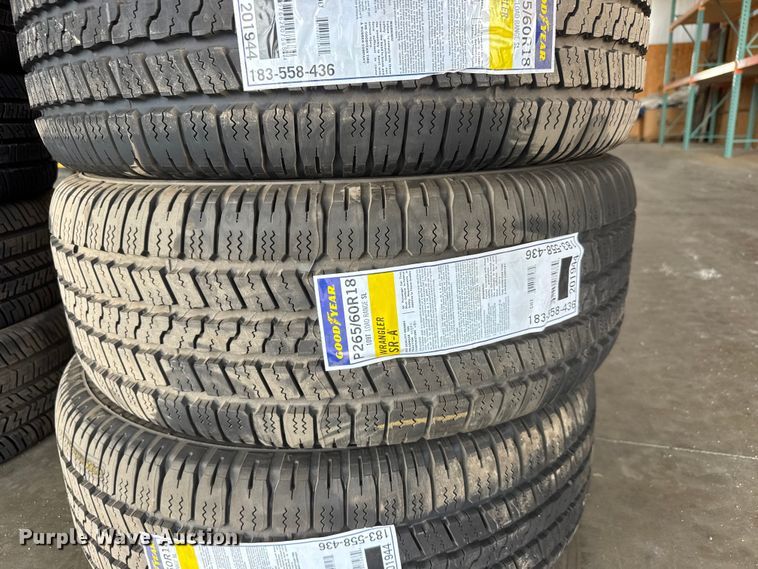 image for item NJ9107 (12) Goodyear tires