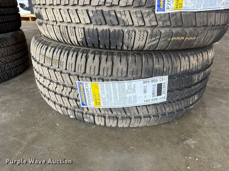 image for item NJ9107 (12) Goodyear tires