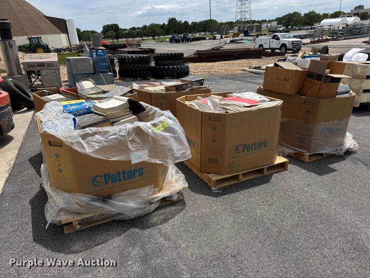 image for item NJ9114 (5) pallets of equipment manuals
