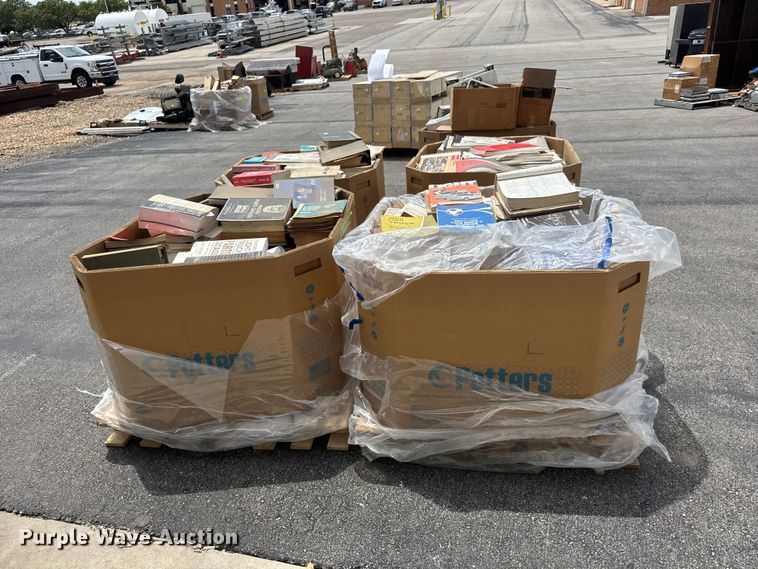 image for item NJ9114 (5) pallets of equipment manuals