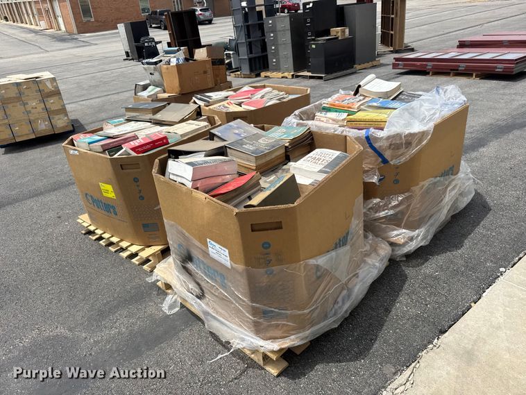 image for item NJ9114 (5) pallets of equipment manuals