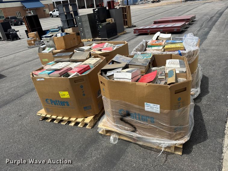 image for item NJ9114 (5) pallets of equipment manuals