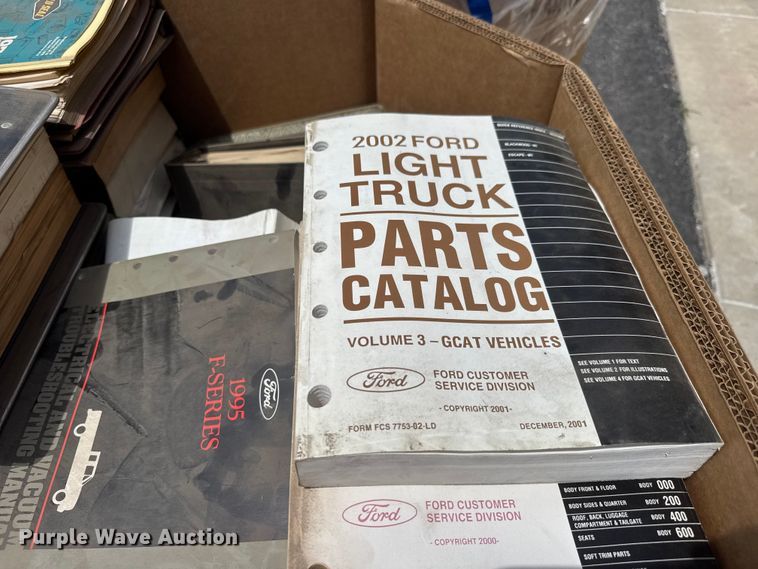 image for item NJ9114 (5) pallets of equipment manuals