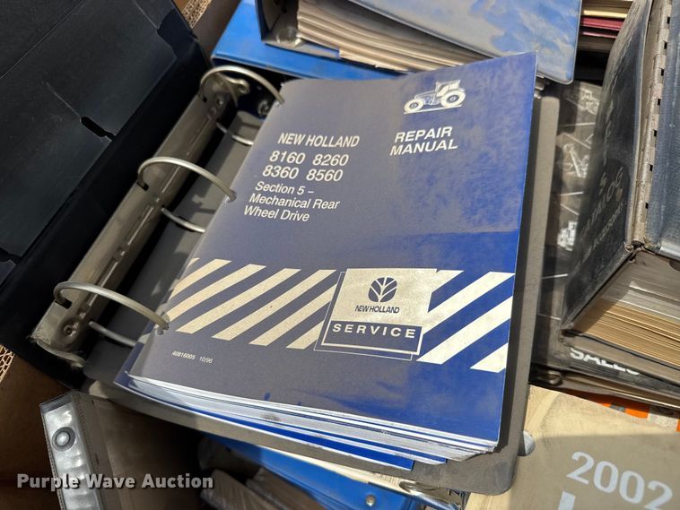 image for item NJ9114 (5) pallets of equipment manuals
