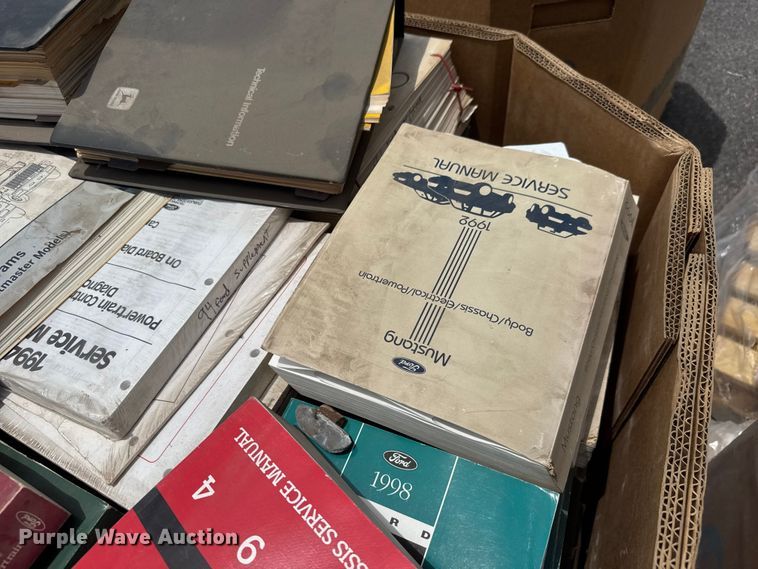 image for item NJ9114 (5) pallets of equipment manuals