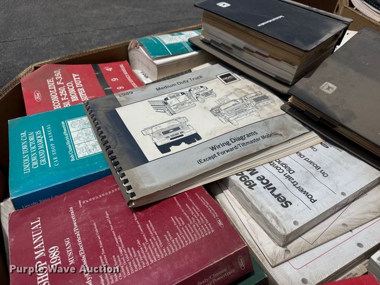 image for item NJ9114 (5) pallets of equipment manuals