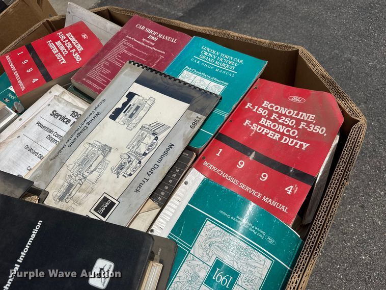 image for item NJ9114 (5) pallets of equipment manuals