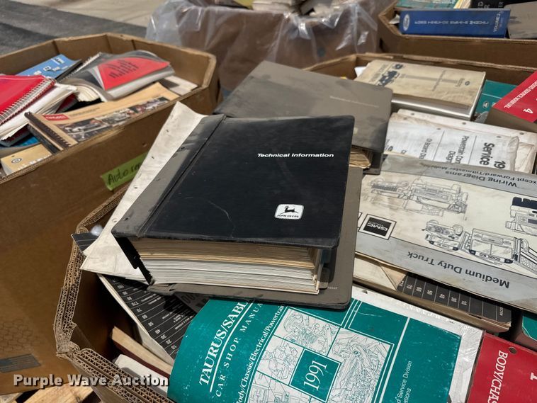 image for item NJ9114 (5) pallets of equipment manuals