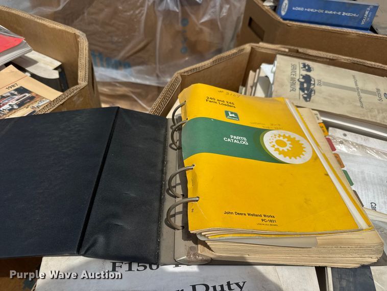 image for item NJ9114 (5) pallets of equipment manuals